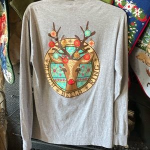 Southern Hey Y’all Christmas T-Shirt with reindeer’s🦌